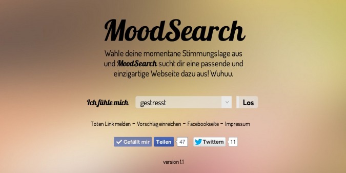 MoodSearch - die Stimmungssuche